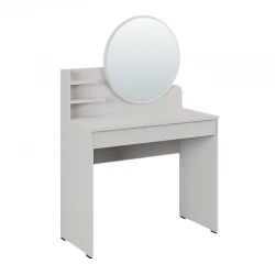 Dior Megapap melamine dressing table in white color 90x45x138cm.