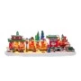 CHRISTMAS ANIMATED TRAIN WITH ADAPTOR 48X18X15.5CM