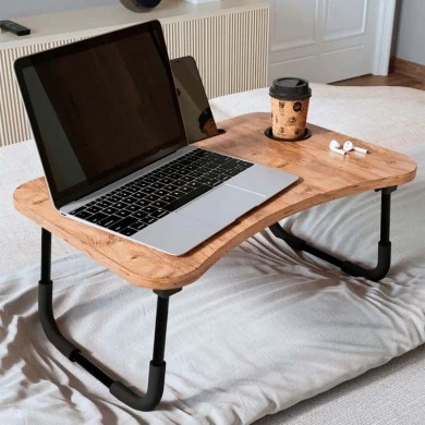Sedon Megapap melamine laptop table in pine oak color 59.2x39,2x26,2cm.