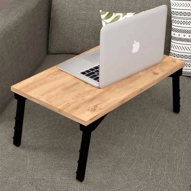 Sidon Megapap melamine laptop table in pine oak color 60x35,5x23,5cm.