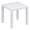 Τραπεζάκι ρητίνης σε λευκό χρώμα 45x45x45 εκ. OCEAN SIESTA