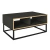 Modena Megapap melamine coffee table in anthracite color 90x60x41,6cm.