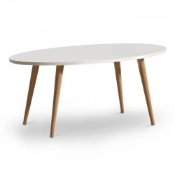 Τραπεζάκι σαλονιού Orbit Megapap χρώμα λευκό 118x53x41εκ. Τραπεζάκι σαλονιού Orbit Megapap χρώμα λευκό 118x53x41εκ.