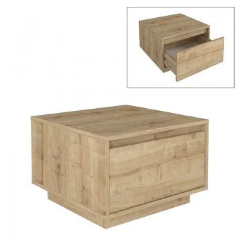 Pura Megapap melamine coffee table in sapphire oak color 60x60x40cm.