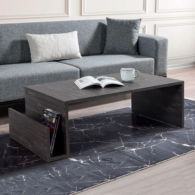 Regnar Megapap melamine coffee table in rebab color 100.6x55x31.8cm.