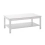 Rustic Megapap melamine coffee table in white color 103x60x40cm.