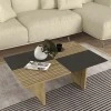 Venita Megapap melamine coffee table in sapphire - anthracite color 90x60x33.8cm.