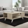 Yuka Megapap melamine coffee table in travertine color 90x60x39.5cm.