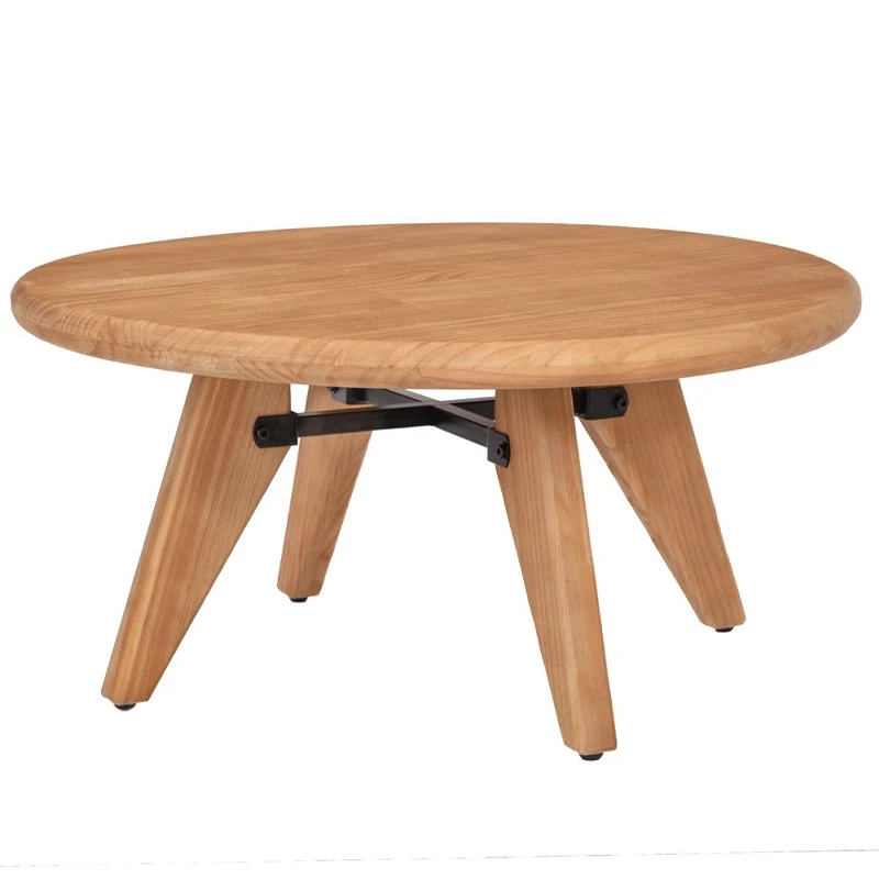 COFFEE TABLE IN NATURAL COLOR MADE OF PINE WOOD 80X80X40CM KD
