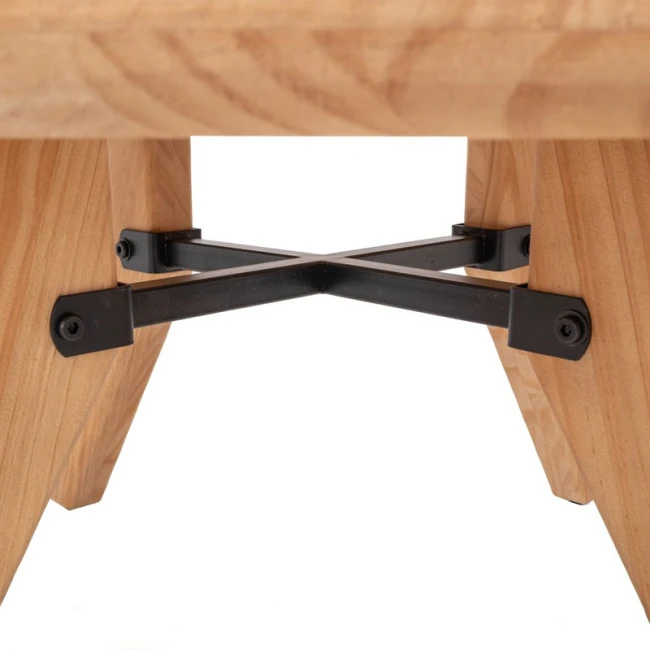 ΤΡΑΠΕΖΑΚΙ ΣΑΛΟΝΙΟΥ ΑΠΌ ΞΥΛΟ ΠΕΥΚΟΥ 80Χ80Χ40ΕΚ KD ΣΤΡΟΓΓΥΛΟ