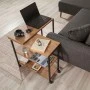 Τραπεζάκι βοηθητικό Frenk Megapap πολυμορφικό χρώμα atlantic pine 76x30x66εκ.