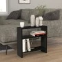 Τραπεζάκι βοηθητικό Silvanus Megapap χρώμα μαύρο 51x17,5x49εκ.