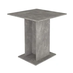 Τραπέζι Allos Megapap χρώμα γκρι σκυροδέματος 75x75x77εκ.