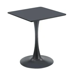 BREAK Table 60x60cm Black Color, MDF-Metal BREAK Table 60x60cm Black Color, MDF-Metal
