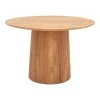 Canicule table pakoworld solid acacia wood in natural shade D120x79cm