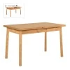 Τραπέζι Jemmy Megapap επεκτεινόμενο χρώμα atlantic pine 120/153x75x77εκ.