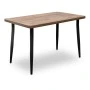 Levico Megapap Mdf/metallic table in acacia color 120x70x75cm.