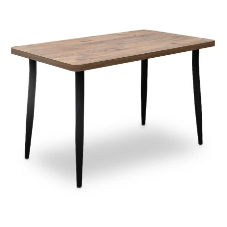Levico Megapap Mdf/metallic table in acacia color 130x75x75cm.