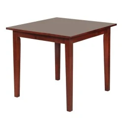 NATURALE Table 80x80cm Mdf Walnut NATURALE Table 80x80cm Mdf Walnut