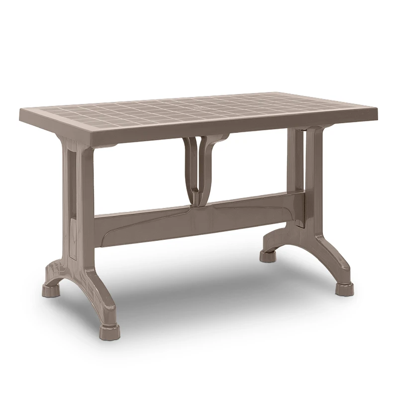Callan Megapap polypropylene table in cappuccino color 140x80x73cm.