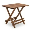 Queen Megapap foldable table by beech wood in walnut color 100x60x75cm.