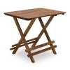 Queen Megapap foldable table by beech wood in walnut color 80x60x75cm.