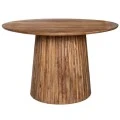 ROUND DINING TABLE MADE OF MANGO WOOD IN BROWN COLOR D120X77CM