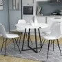Rubes Megapap metallic - melamine table in anthracite - white color 100x100x78cm.