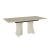 Sevilla Megapap melamine dining table in sandstone - travertine color 180x90x75cm.