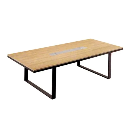 Project conference table in sonoma / grey color 240x120x75cm.