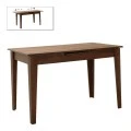 Trendline Megapap melamine extendable table in walnut color 120/150x70x75cm.
