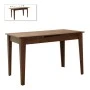 Trendline Megapap melamine extendable table in walnut color 120/150x70x75cm.