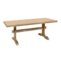 WESTERN Dining Table 200x100 Acacia Natural Finish