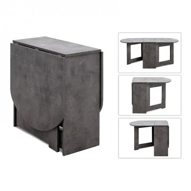 Winslet Megapap expanding table in anthracite color 34(63+63)x80x76cm.