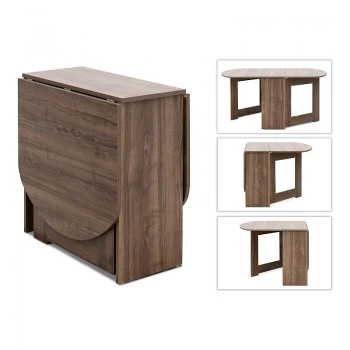 Winslet Megapap expanding table in walnut color 34(63+63)x80x76cm.