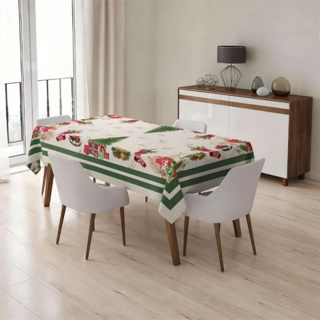 Tablecloth Festive multicolor 160x220cm.