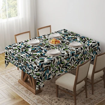 Tablecloth easy clean multicolor 140x140cm.