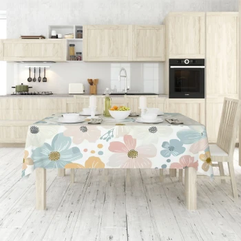 Tablecloth multicolor 140x140cm.