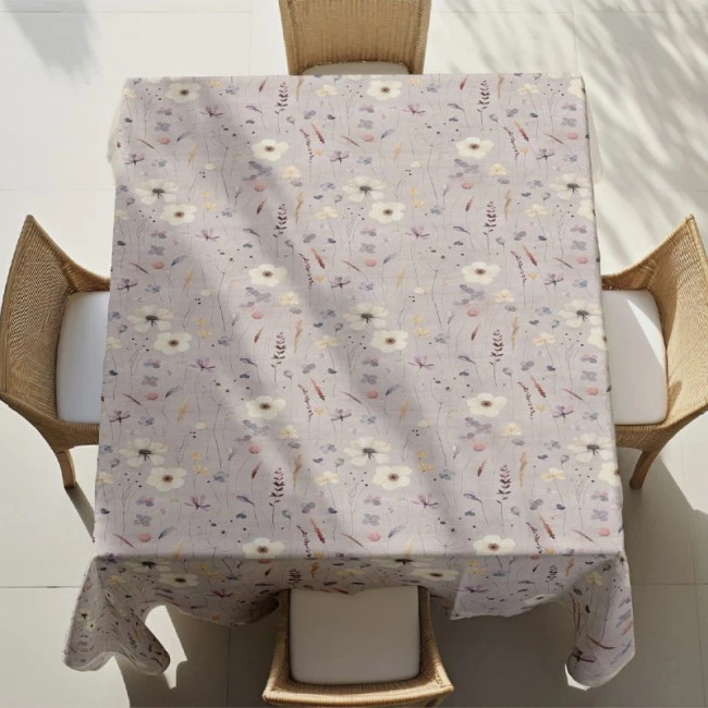 Tablecloth multicolor 140x140cm.