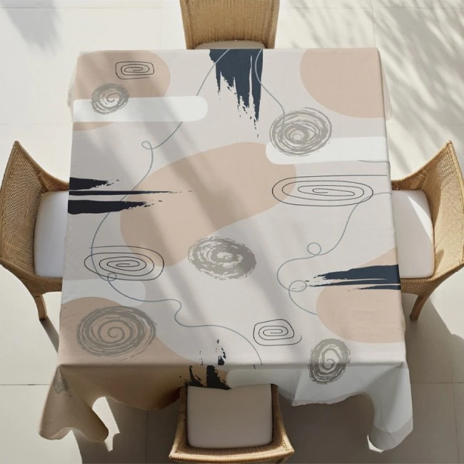 Tablecloth multicolor 140x140cm.