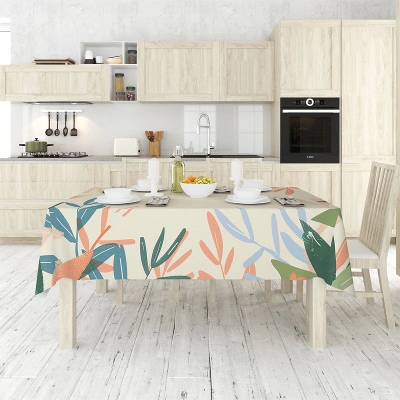 Tablecloth multicolor 140x140cm.
