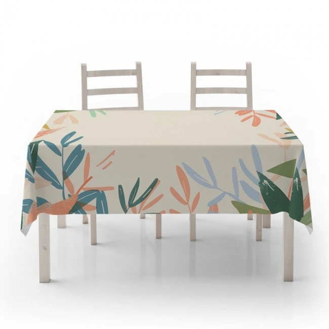 Tablecloth multicolor 140x140cm.
