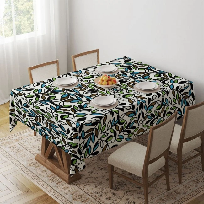 Tablecloth easy clean multicolor 140x180cm.