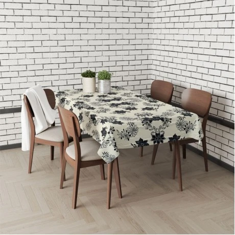 Tablecloth easy clean in multicolor 140x220cm.