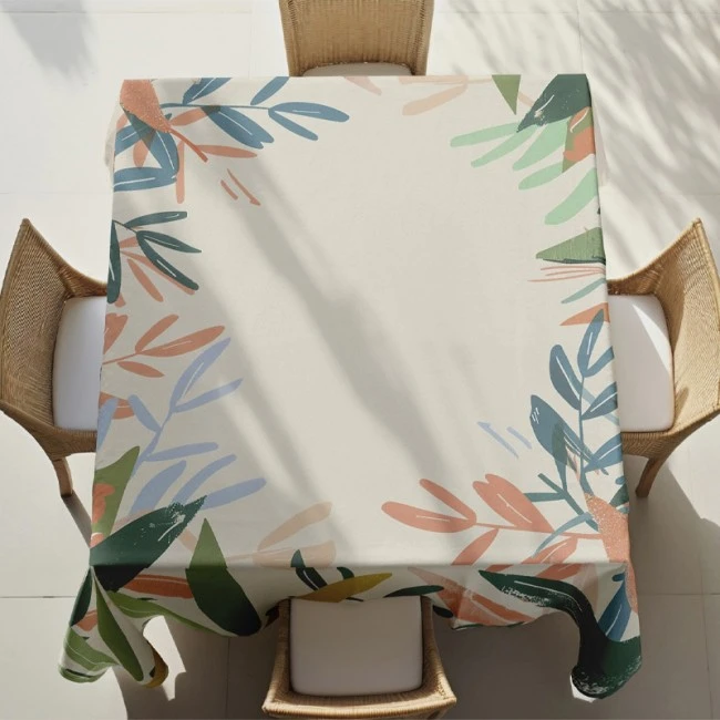 Tablecloth multicolor 140x220cm.