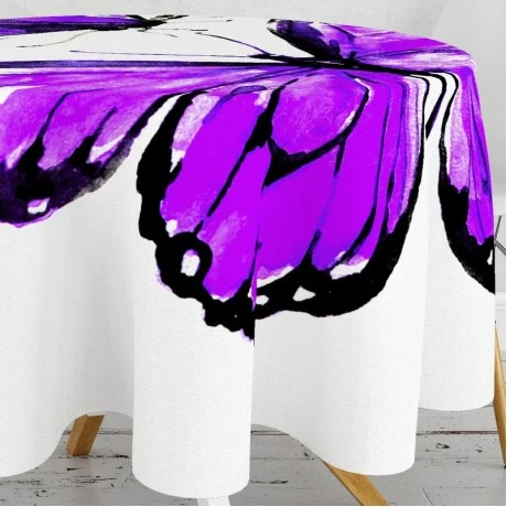 Tablecloth multicolor Ø160cm.