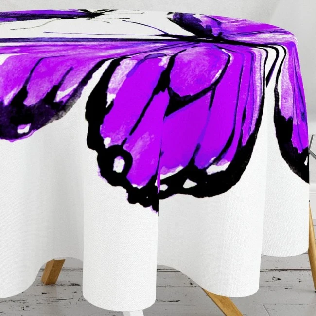 Tablecloth multicolor Ø160cm.