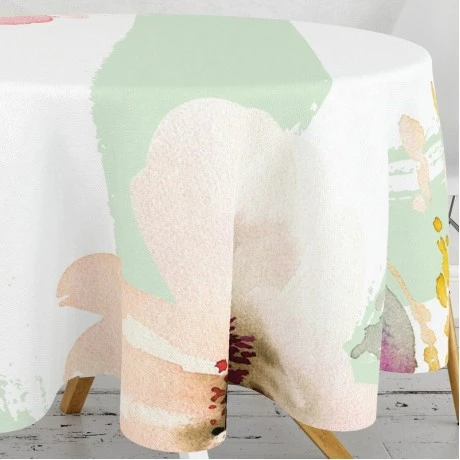 Tablecloth multicolor Ø160cm.