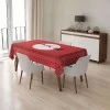 Tablecloth Scarlet in red color 160x220cm.
