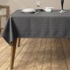 Tablecloth easy clean in anthracite color 150x220cm.